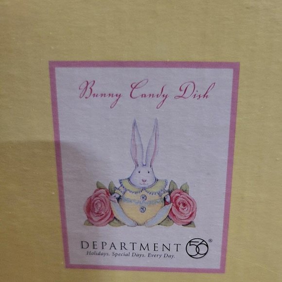 *LAST CALL* Department 56 ~ Bunny Candy Dish - Picture 3 of 3